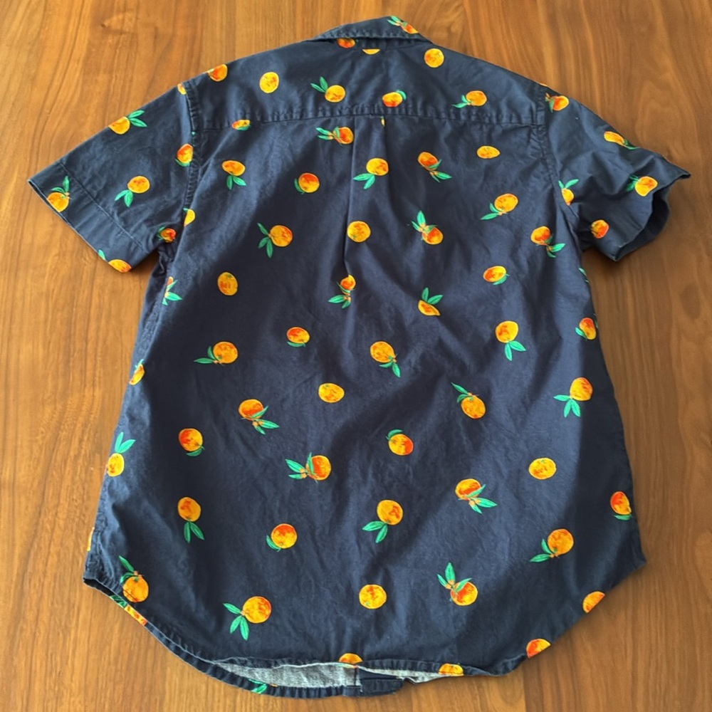 Crewcuts navy button down shirt - Picture 3 of 5